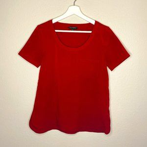 Banana Republic Crew Neck Blouse, size XS, red